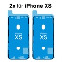 2x iPhone XS Rahmen Display LCD Kleber Klebepad Adhesive Wasser Dichtung Kleberahmen Rahmenkleber Schwarz