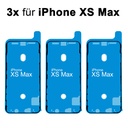 3x iPhone XS Max Rahmen Display LCD Kleber Klebepad Adhesive Wasser Dichtung Kleberahmen Rahmenkleber Schwarz