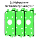 3x Samsung Galaxy S7 Rahmen Display Kleber Klebepad Adhesive Wasser Dichtung Kleberahmen Rahmenkleber