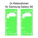 2x Samsung Galaxy S6 Rahmen Display Kleber Klebepad Adhesive Wasser Dichtung Kleberahmen Rahmenkleber
