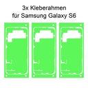 3x Samsung Galaxy S6 Rahmen Display Kleber Klebepad Adhesive Wasser Dichtung Kleberahmen Rahmenkleber