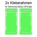 2x Samsung Galaxy S6 Edge Rahmen Display Kleber Klebepad Adhesive Wasser Dichtung Kleberahmen Rahmenkleber