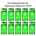 10x Samsung Galaxy A7 2018 SM-A750F Rahmen Kleber Klebepad Adhesive Wasser Dichtung Kleberahmen Rahmenkleber