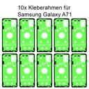 10x Samsung Galaxy A71 SM-A715F Rahmen Kleber Klebepad Adhesive Wasser Dichtung Kleberahmen Rahmenkleber