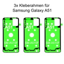3x Samsung Galaxy A51 SM-515F Rahmen Kleber Klebepad Adhesive Wasser Dichtung Kleberahmen Rahmenkleber