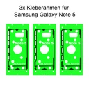 3x Samsung Galaxy Note 5 SM-N920F Rahmen Kleber Klebepad Adhesive Wasser Dichtung Kleberahmen Rahmenkleber
