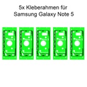 5x Samsung Galaxy Note 5 SM-N920F Rahmen Kleber Klebepad Adhesive Wasser Dichtung Kleberahmen Rahmenkleber