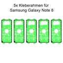 5x Samsung Galaxy Note 8 SM-N950F Rahmen Kleber Klebepad Adhesive Wasser Dichtung Kleberahmen Rahmenkleber