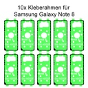 10x Samsung Galaxy Note 8 SM-N950F Rahmen Kleber Klebepad Adhesive Wasser Dichtung Kleberahmen Rahmenkleber