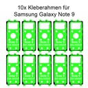 10x Samsung Galaxy Note 9 SM-N960F Rahmen Kleber Klebepad Adhesive Wasser Dichtung Kleberahmen Rahmenkleber
