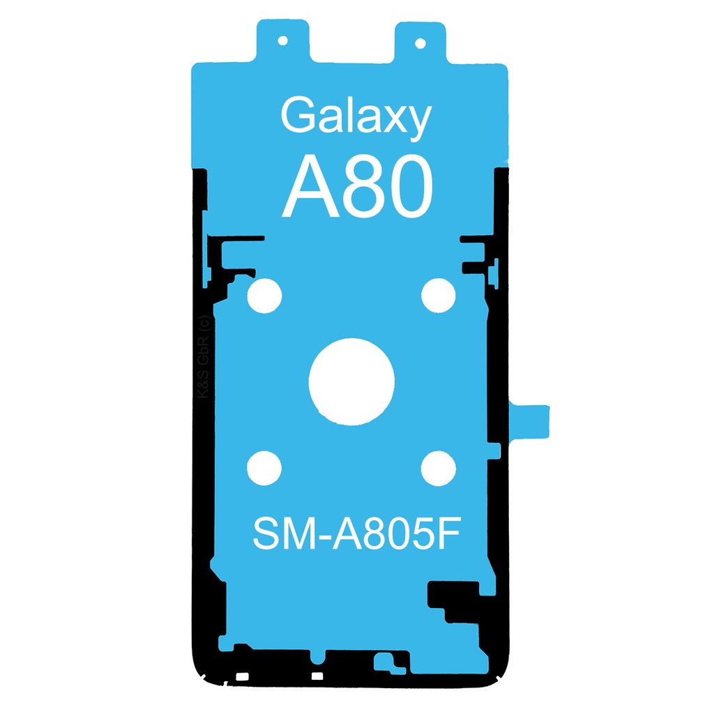5x Samsung Galaxy A80 SM-A805F Rahmen Kleber Klebepad Adhesive Wasser Dichtung Kleberahmen Rahmenkleber