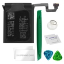 Ersatzakku für Apple Watch Serie 4 / 44 mm Akku Li-Ion - Ersetzt A2059 - Werkzeugset