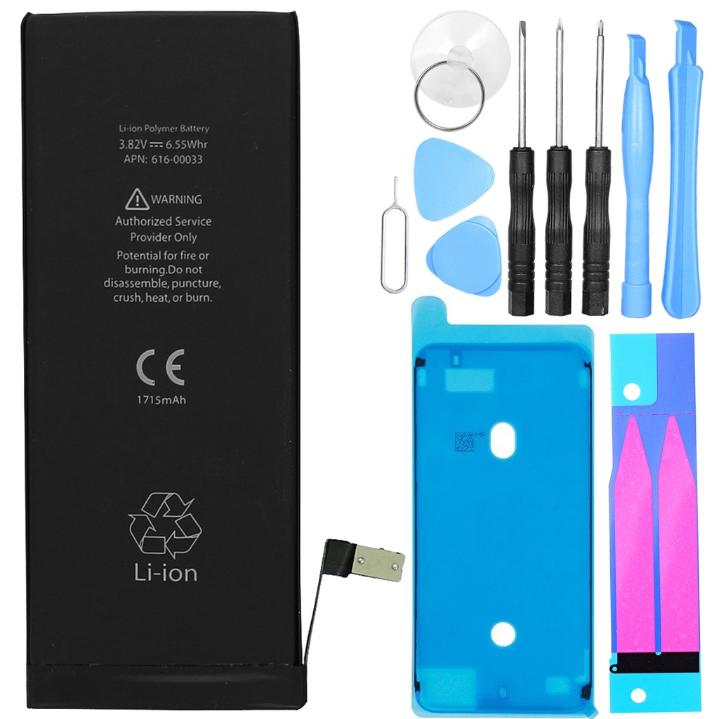 [DNG-0-2021] Ersatzakku Akku Apple iPhone 6S Li-Ion - Ersetzt APN 616-00036 + Handy Werkzeug Set