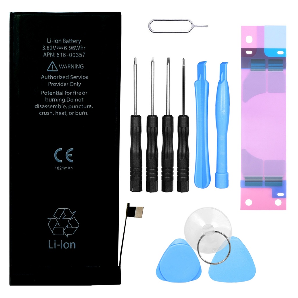 [DNG-0-2092] Ersatzakku Apple iPhone 8 / 8G Li-Ion Akku - Ersetzt APN 616-00361 + Werkzeugset + Klebestreifen