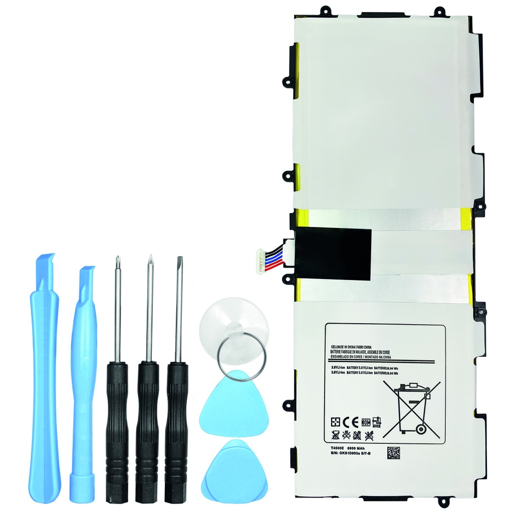 [DNG-0-2098] Ersatzakku für Samsung Galaxy Tab 3 10.1 GT-P5200 - T4500E Akku + Werkzeugset