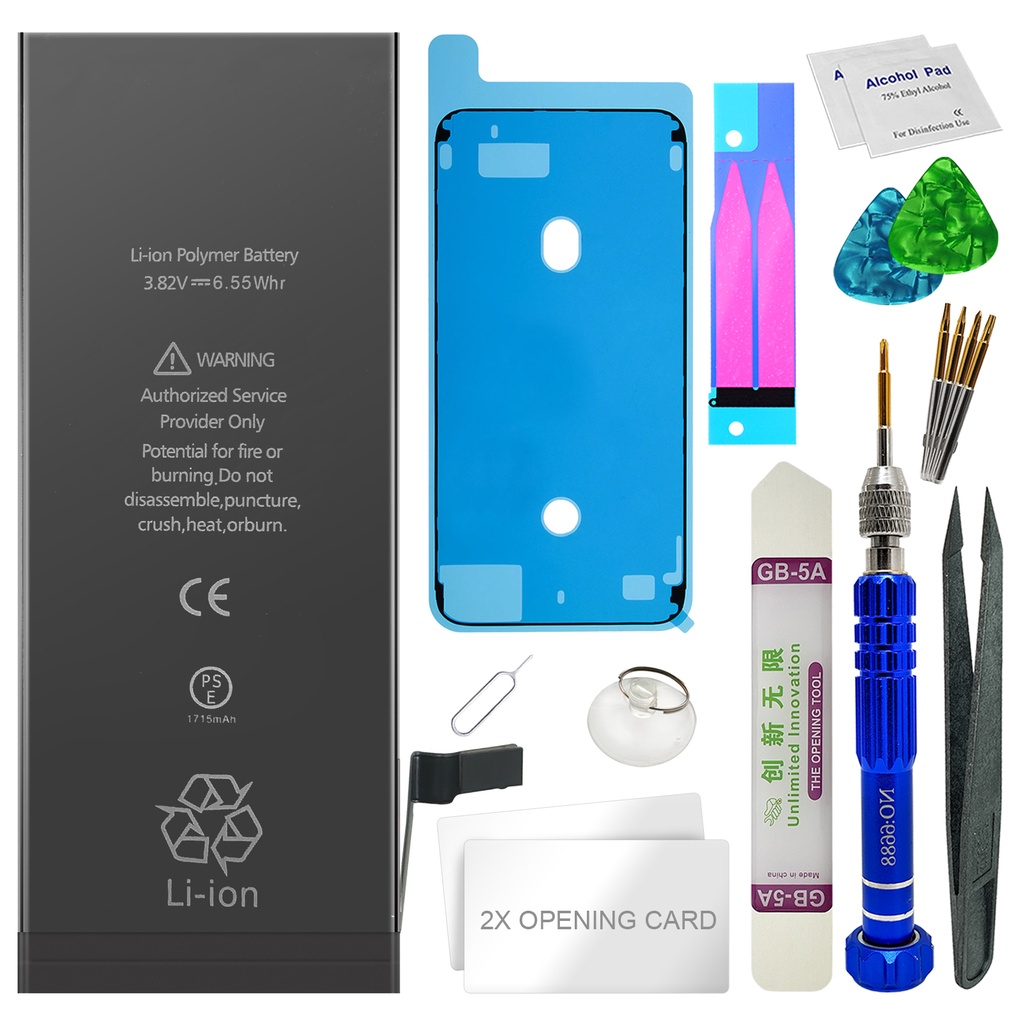 [DNG-0-2110] Akku für Apple iPhone 6S Ersatzakku Batterie Li-Ion 1715mAh Accu mit Werkzeugset