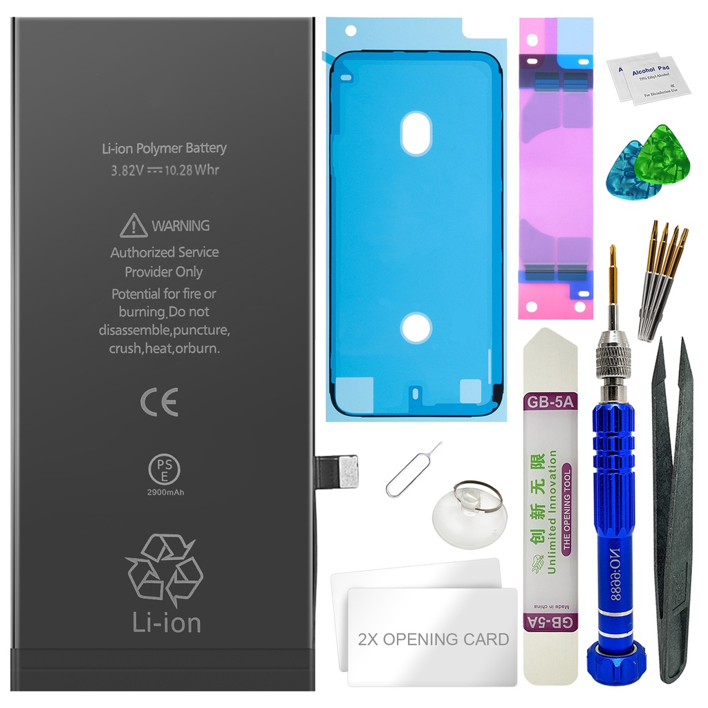 [DNG-0-2122] Akku für Apple iPhone 8 Plus Ersatzakku Batterie Li-Ion 2691mAh Accu mit Werkzeugset