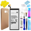 Ersatzakku Akku für Samsung Galaxy S7 Edge SM-G935F EB-BG935ABE + Akkudeckel Gold + Werkzeug Set / Umbau Kit