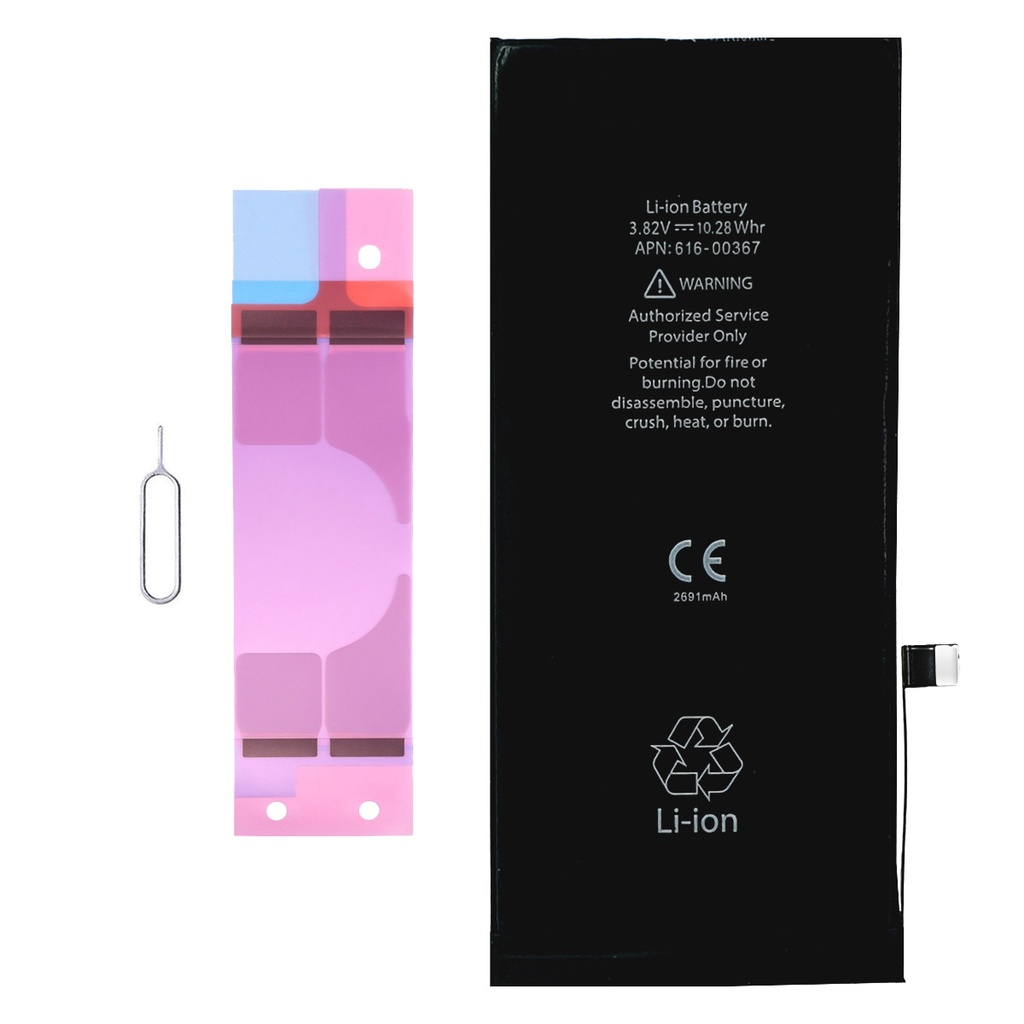 [DNG-0-2172] Ersatzakku Apple iPhone 8 Plus / 8+ Akku Li-Ion - Ersetzt APN 616-00361 + Klebestreifen