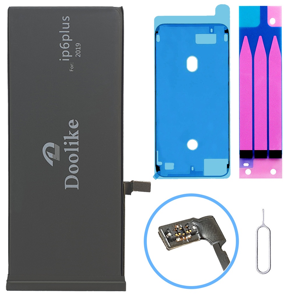 [DNG-0-2240] Ersatzakku für iPhone 6 Plus High Power Li-Polymer mit 0 Cycle mit Kleberahmen + Klebestreifen