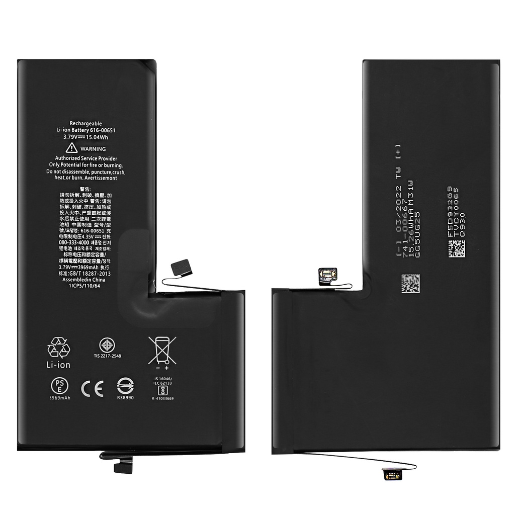 [DNG-0-2406] Ersatzakku für Apple iPhone 11 Pro MAX Akku Li-Ion - Ersetzt APN 616-00653