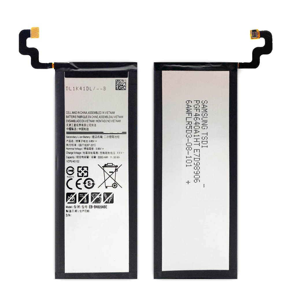 [DNG-0-2435] Akku ersetzt Samsung EB-BN920ABE kompatibel zu Galaxy Note 5 SM-N920F N920