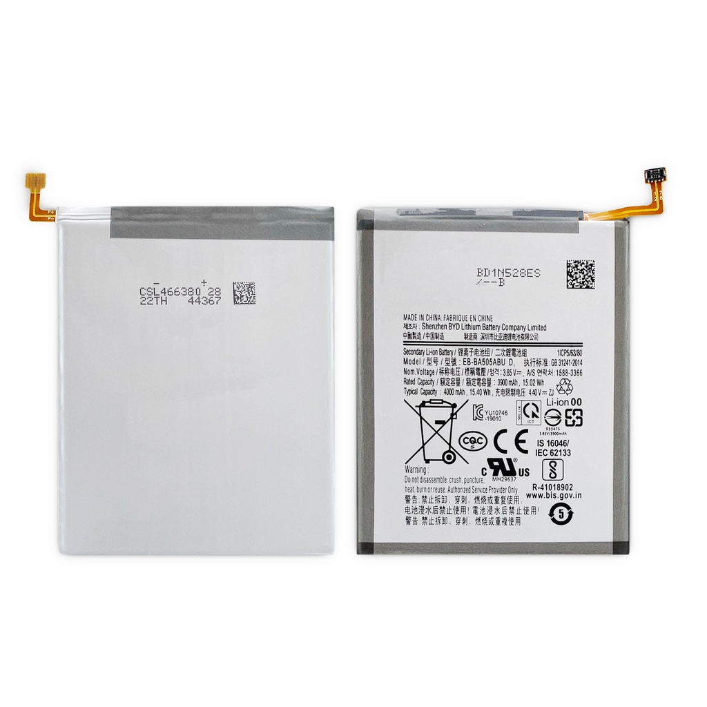 Akku ersetzt Samsung EB-BA505ABU kompatibel zu Samsung Galaxy A50 SM-A505F, A30 / A30s SM-A307F