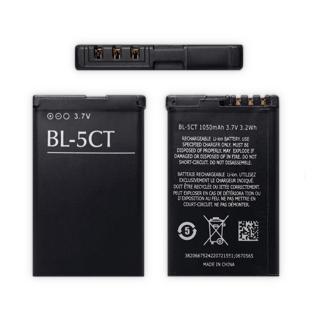 Akku ersetzt Nokia BL-5CT kompatibel zu Nokia 3610 Fold 3720 3720c 6303 6303c 6303i 6700c 6700 6730c 6730 Classic