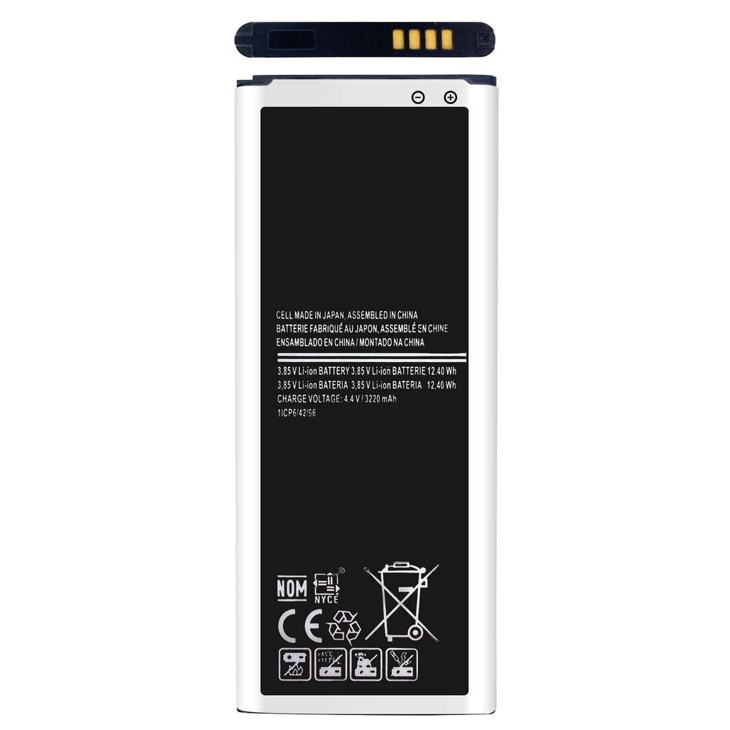 [DNG-0-2706] Ersatzakku für Samsung Galaxy Note 4 mit NFC SM-N910F EB-BN910BBE YS1FB08FS/2-B 3220mAh Li-Ion Akku