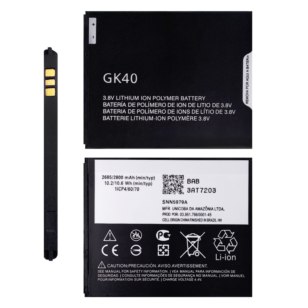 Akku ersetzt Motorola GK40 kompatibel zu Moto E3 E4 G5 G4 Play