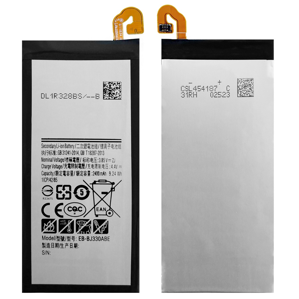 Akku kompatibel zu Samsung Galaxy J3 2017 SM-J330F ersetzt EB-BJ330ABE 2400mAh
