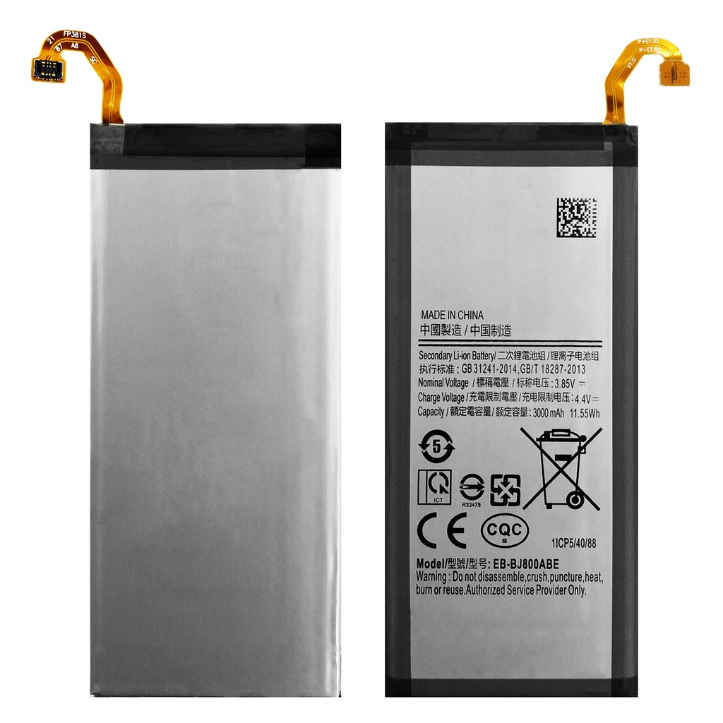 [DNG-0-2720] Akku kompatibel zu Samsung Galaxy A6 A600F 2018 / J6 J600F ersetzt EB-BJ800ABE