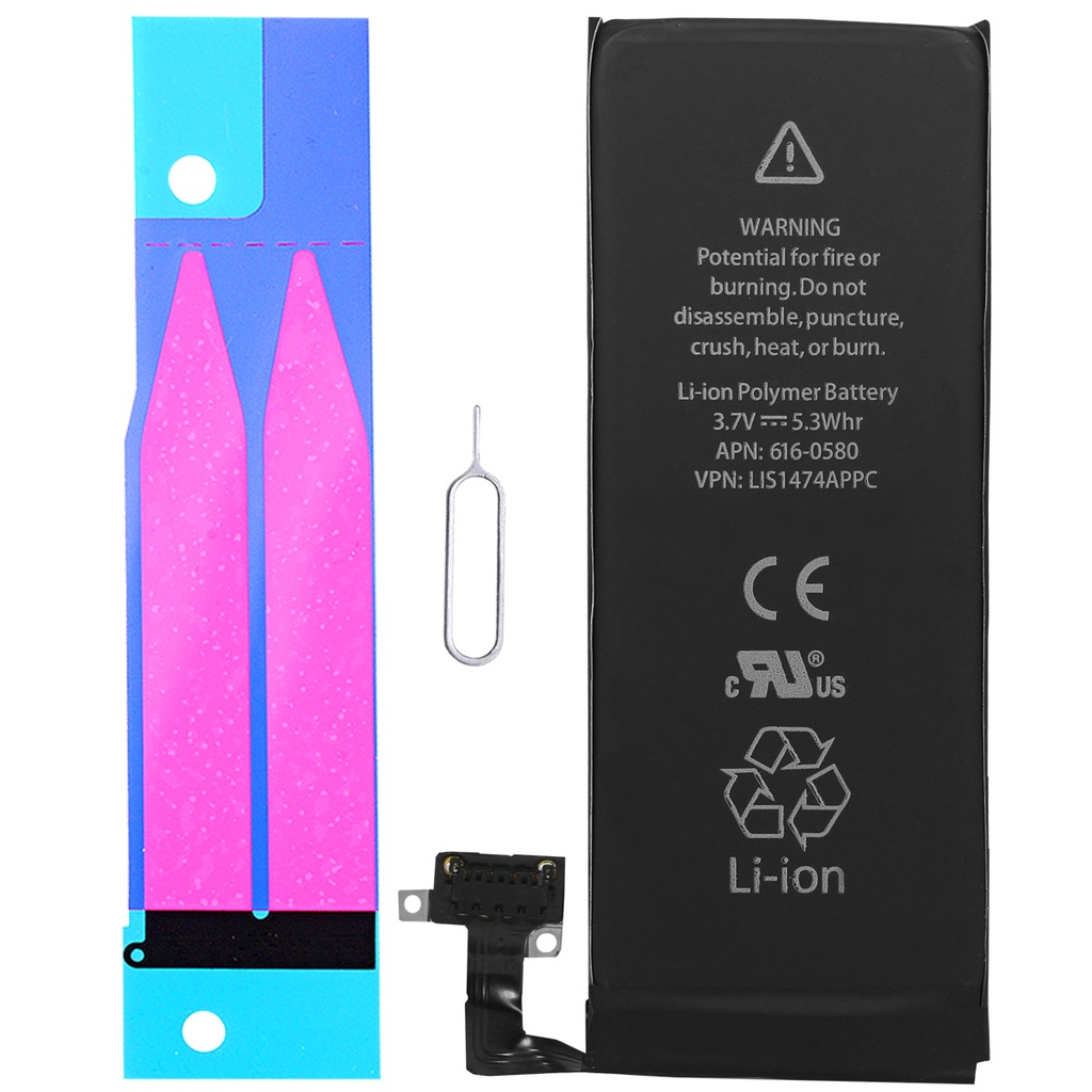 Ersatzakku iPhone 4s Akku Batterie 4s + Klebestreifen + Sim Karten Pin Nadel