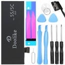 Akku iPhone 5c Ersatzakku High Power Li-Polymer mit 0 Cycle + Werkzeugset und Klebestreifen