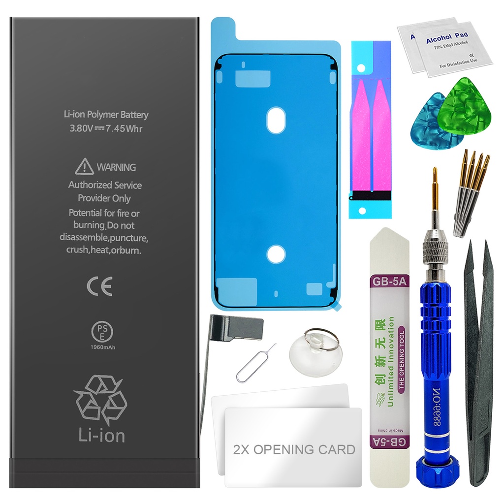 Akku Apple iPhone 7 Ersatzakku Batterie Li-Ion 1960mAh Akku mit Werkzeugset