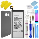 Ersatzakku Akku für Samsung Galaxy S6 SM-G920F EB-BG920ABE + Akkudeckel Black Schwarz + Werkzeug Set / Umbau Kit