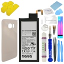 Ersatzakku Akku für Samsung Galaxy S6 Edge SM-G925F EB-BG925ABE + Akkudeckel Gold + Werkzeug Set / Umbau Kit