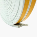 10m Gummidichtung selbstklebend Fensterdichtung  - W-Profil 1,5 - 3mm EPDM Dichtung Weiß