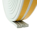 10m Gummidichtung selbstklebend Fensterdichtung  - P-Profil 2.5 - 5mm EPDM Dichtung Weiß