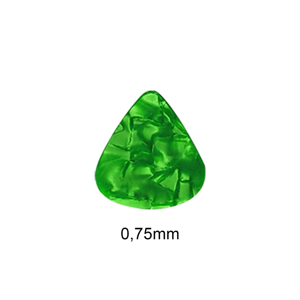 Hartplastik-Plektrum Pick 0,75mm Dick