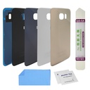 Backcover Akkudeckel Galaxy S6 G920 Dunkelblau Schwarz Weiß Gold mit Werkzeug