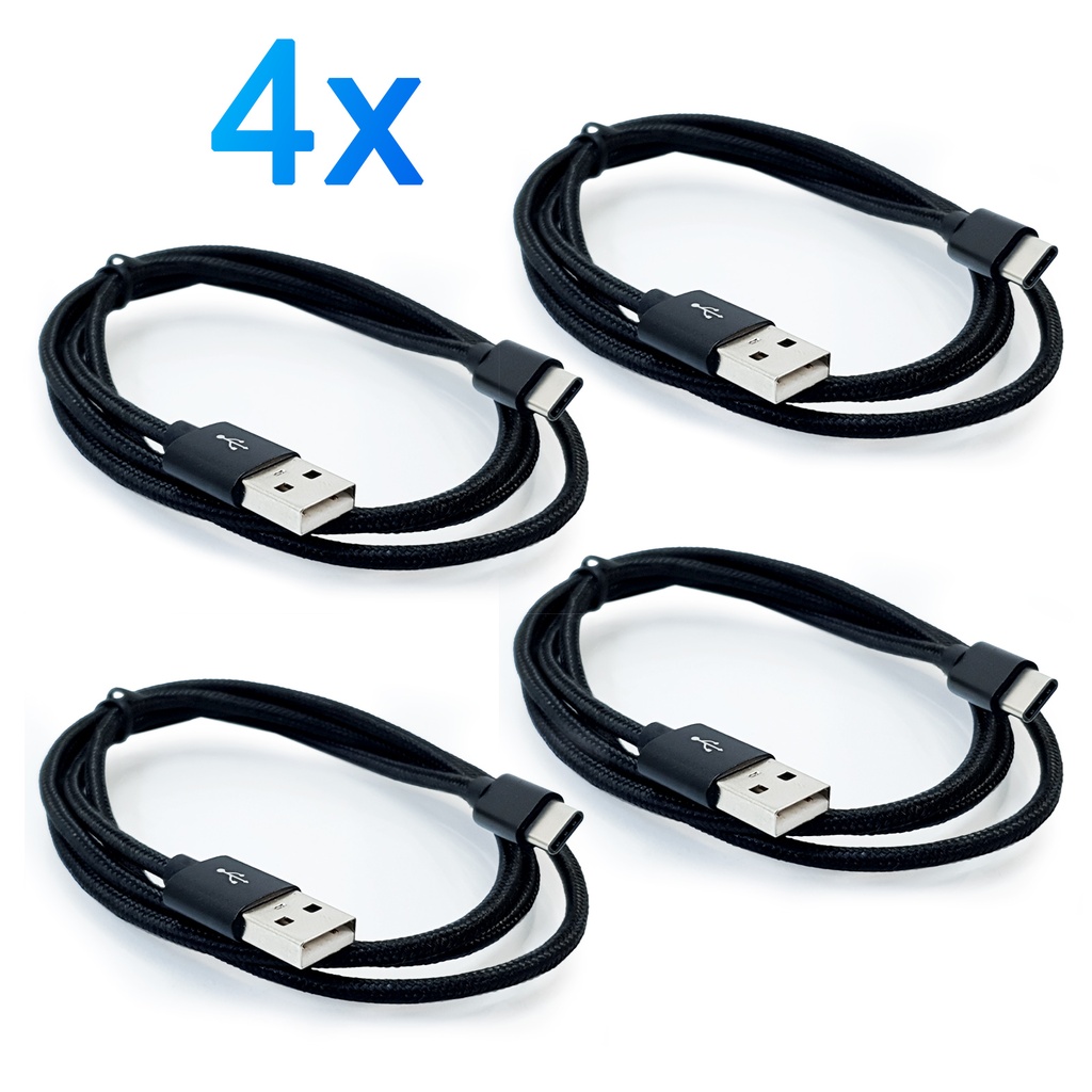 4x Typ-C USB Daten-/ Ladekabel