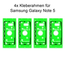 4x Samsung Galaxy Note 5 SM-N920F Rahmen Kleber Klebepad Adhesive Wasser Dichtung Kleberahmen Rahmenkleber