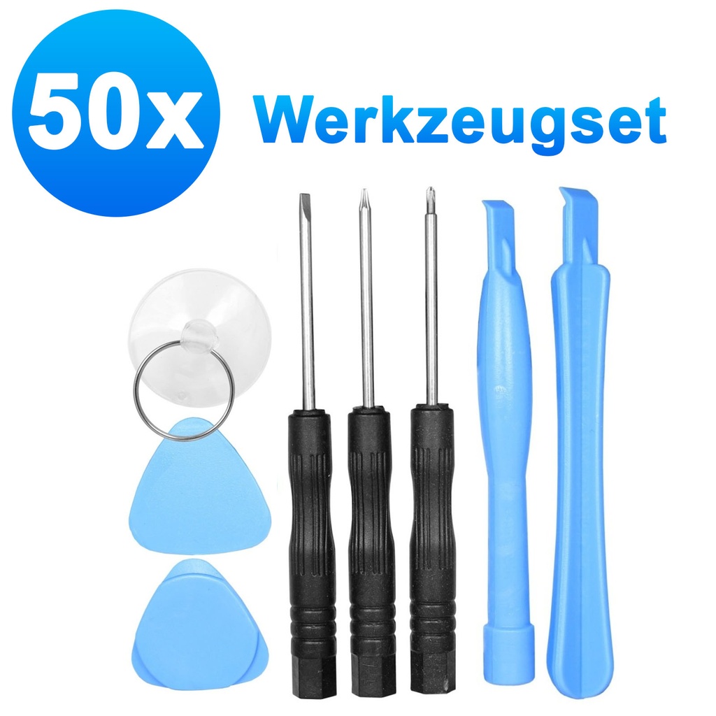50x Universal Reparatur Werkzeugset Set Display für Smartphones, Handys Tablets, eReader