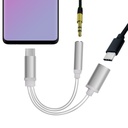 2 in 1 USB C auf 3,5 mm Klinke AUX Adapter Kopfhörer Audio Handy Kabel