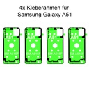 4x Samsung Galaxy A51 SM-515F Rahmen Kleber Klebepad Adhesive Wasser Dichtung Kleberahmen Rahmenkleber