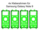 4x Samsung Galaxy Note 9 SM-N960F Rahmen Kleber Klebepad Adhesive Wasser Dichtung Kleberahmen Rahmenkleber
