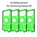 4x Samsung Galaxy S8 Rahmen Display Kleber Klebepad Adhesive Wasser Dichtung Kleberahmen Rahmenkleber