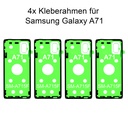 4x Samsung Galaxy A71 SM-A715F Rahmen Kleber Klebepad Adhesive Wasser Dichtung Kleberahmen Rahmenkleber