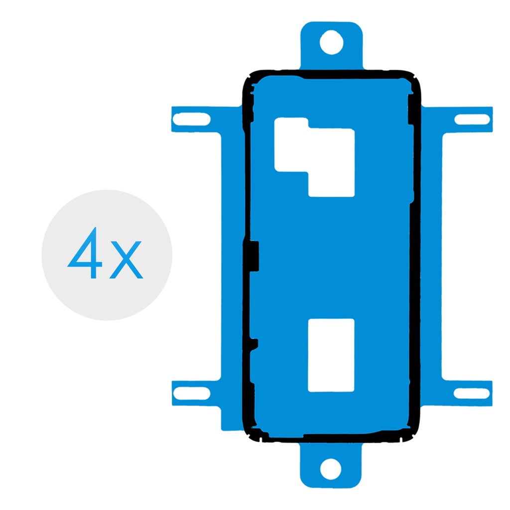 4x Samsung Galaxy S20 SM-G980F Rahmen Kleber Klebepad Adhesive Wasser Dichtung Kleberahmen Rahmenkleber